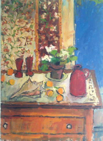 Still Life with Red Pottery - 500k