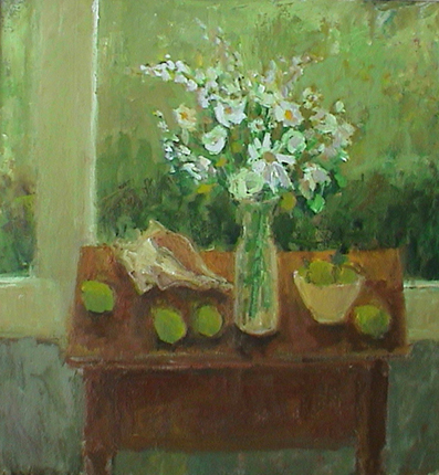 White Flowers with Limes - 500k